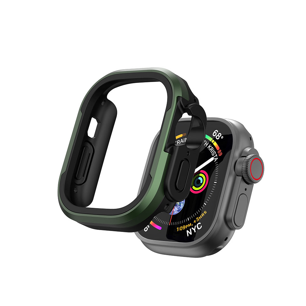 __vg|Yeşil|0|6936686410137-01|Apple Watch Ultra 49mm Wiwu JD-101 Defender Akıllı Saat Kasa Koruyucu