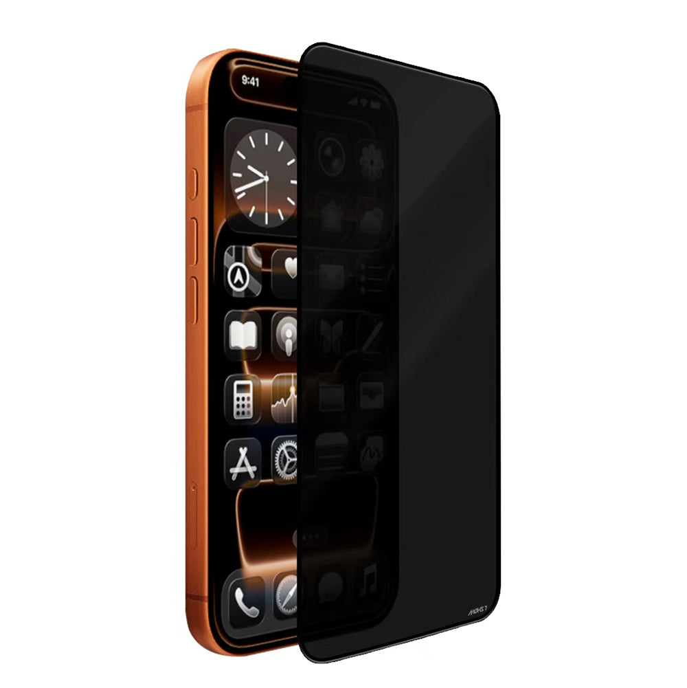 __vg|Siyah|0|6936860715232-01|Apple iPhone 14 Pro Max Mohseven Safir Coating Privacy Hayalet Temperli Cam Ekran Koruyucu