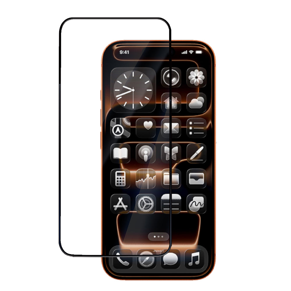 __vg|Şeffaf|0|6936860719902-01|Apple iPhone 17 Pro Max Mohseven Safir Coating HD 3D Glue Temperli Cam Ekran Koruyucu