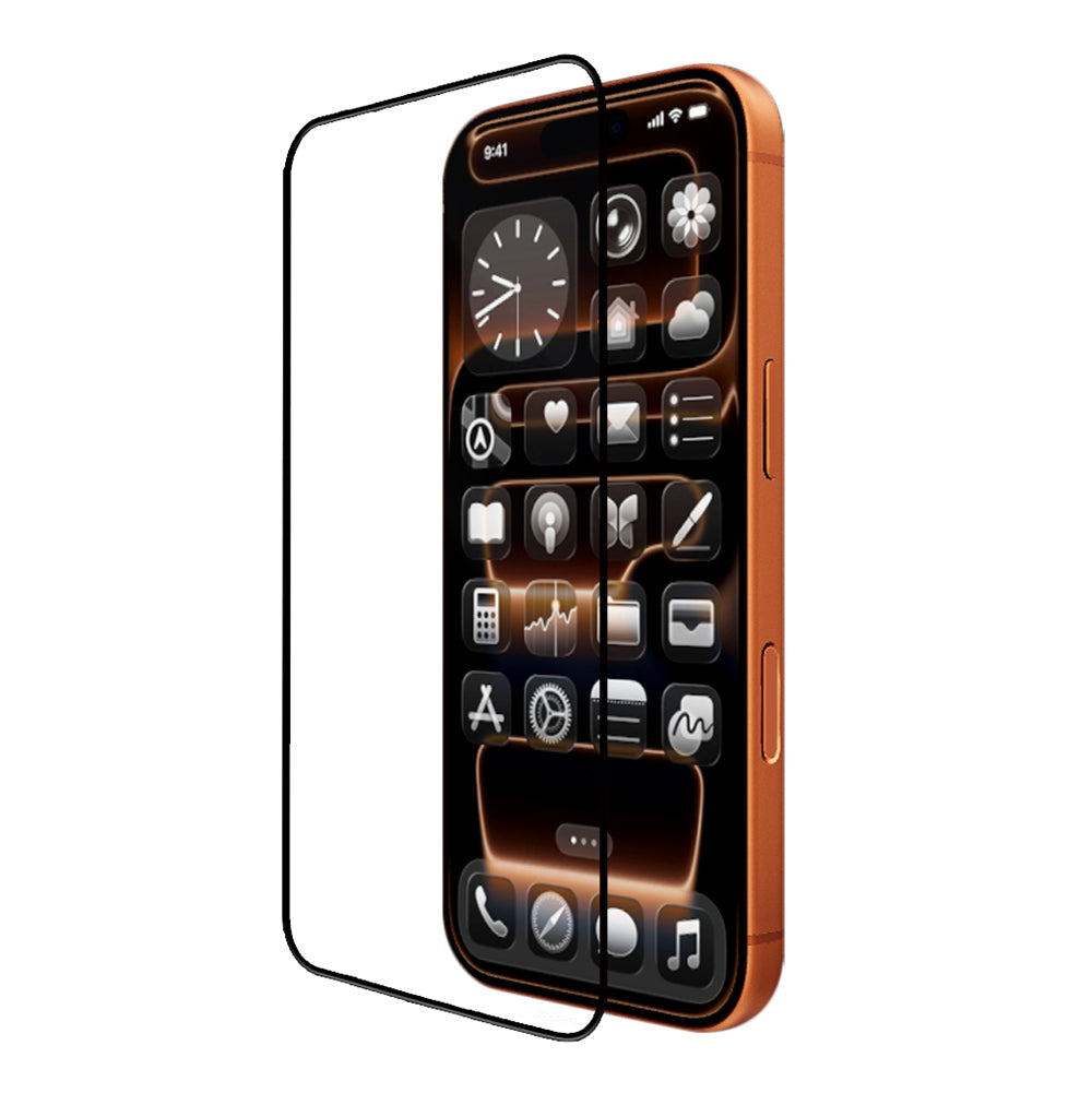 __vg|Şeffaf|5|6936860721523-06|Apple iPhone 17 Pro Max Mohseven Pure Safir Coating HD 3D Glue Temperli Cam Ekran Koruyucu