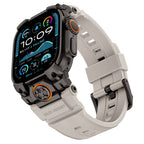 __vg|Siyah-Beyaz|0|6936860721561-01|Apple Watch Ultra 49mm Mohseven iWatch Armor Silikon Kordon