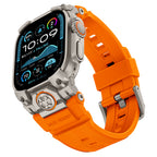 __vg|Titanyum-Turuncu|0|6936860721585-01|Apple Watch Ultra 49mm Mohseven iWatch Armor Silikon Kordon