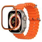 __vg|Turuncu|0|6936860721639-01|Apple Watch Ultra 49mm Mohseven iWatch Serisi Safir Akıllı Saat Temperli Cam Ekran Koruyucu