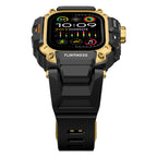 __vg|Gold|2|6936860721660-03|Apple Watch Ultra 49mm Mohseven iWatch Punk Fortress Serisi Kasa Koruyuculu Silikon Kordon