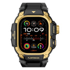 __vg|Gold|5|6936860721660-06|Apple Watch Ultra 49mm Mohseven iWatch Punk Fortress Serisi Kasa Koruyuculu Silikon Kordon