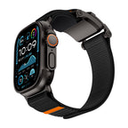 __vg|Siyah|0|6936860721721-01|Apple Watch 7 45mm Mohseven iWatch Mecha Sport Hasır Kordon