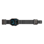 __vg|Siyah-Gri|1|6936860721776-02|Apple Watch 7 45mm Mohseven iWatch Mecha Sport Hasır Kordon
