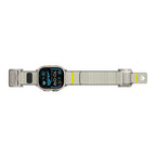 __vg|Titanyum-Bej|1|6936860721790-02|Apple Watch 44mm Mohseven iWatch Mecha Sport Hasır Kordon
