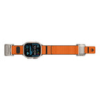 __vg|Titanyum-Turuncu|1|6936860721813-02|Apple Watch 7 45mm Mohseven iWatch Mecha Sport Hasır Kordon