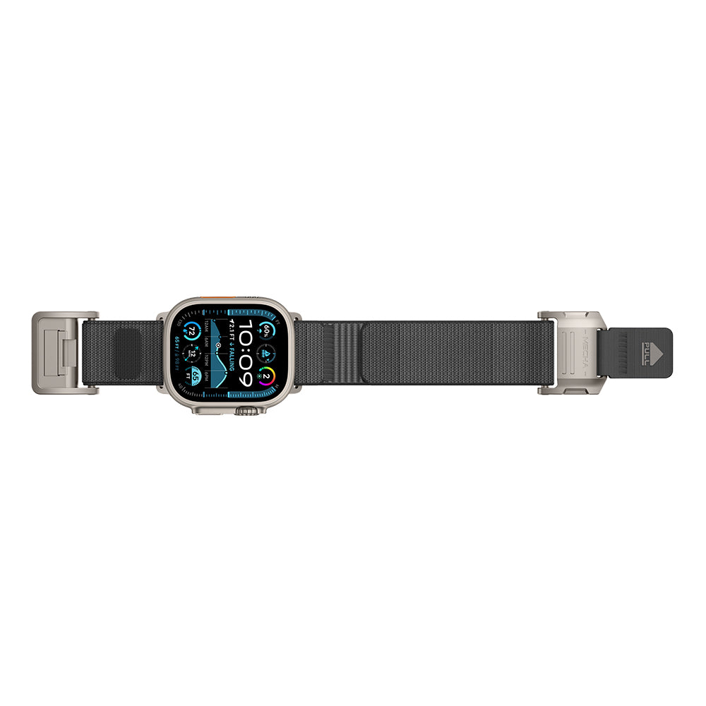 __vg|Titanyum-Gri|1|6936860721837-02|Apple Watch 44mm Mohseven iWatch Mecha Sport Hasır Kordon