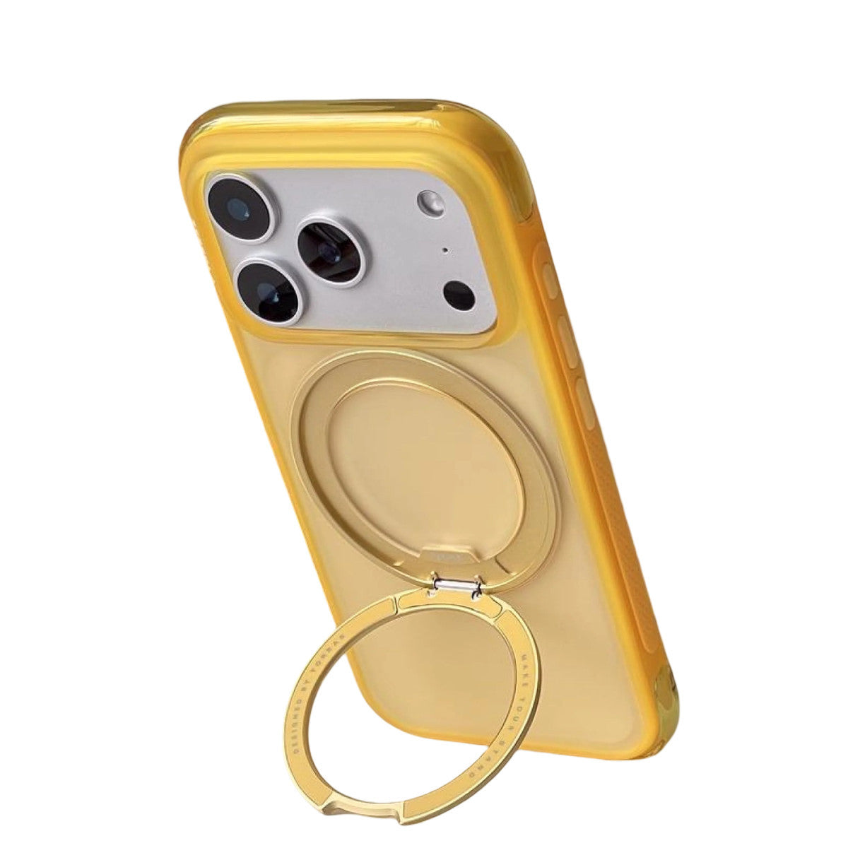 Torras Apple iPhone 17 Pro Max Ostand R Air Magsafe Kapak - Sarı
