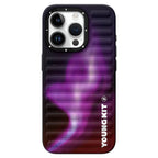 __vg|Mor|0|6942288400803-01|Apple iPhone 15 Pro Max Kılıf Kuzey Işıkları Desenli Youngkit Aurora Serisi Kapak