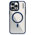 __vg|Mavi|0|6942288401923-01|Apple iPhone 15 Pro Max Kılıf MagSafe Şarj Özellikli Sararma Önleyici Youngkit Crystal Grid Kapak