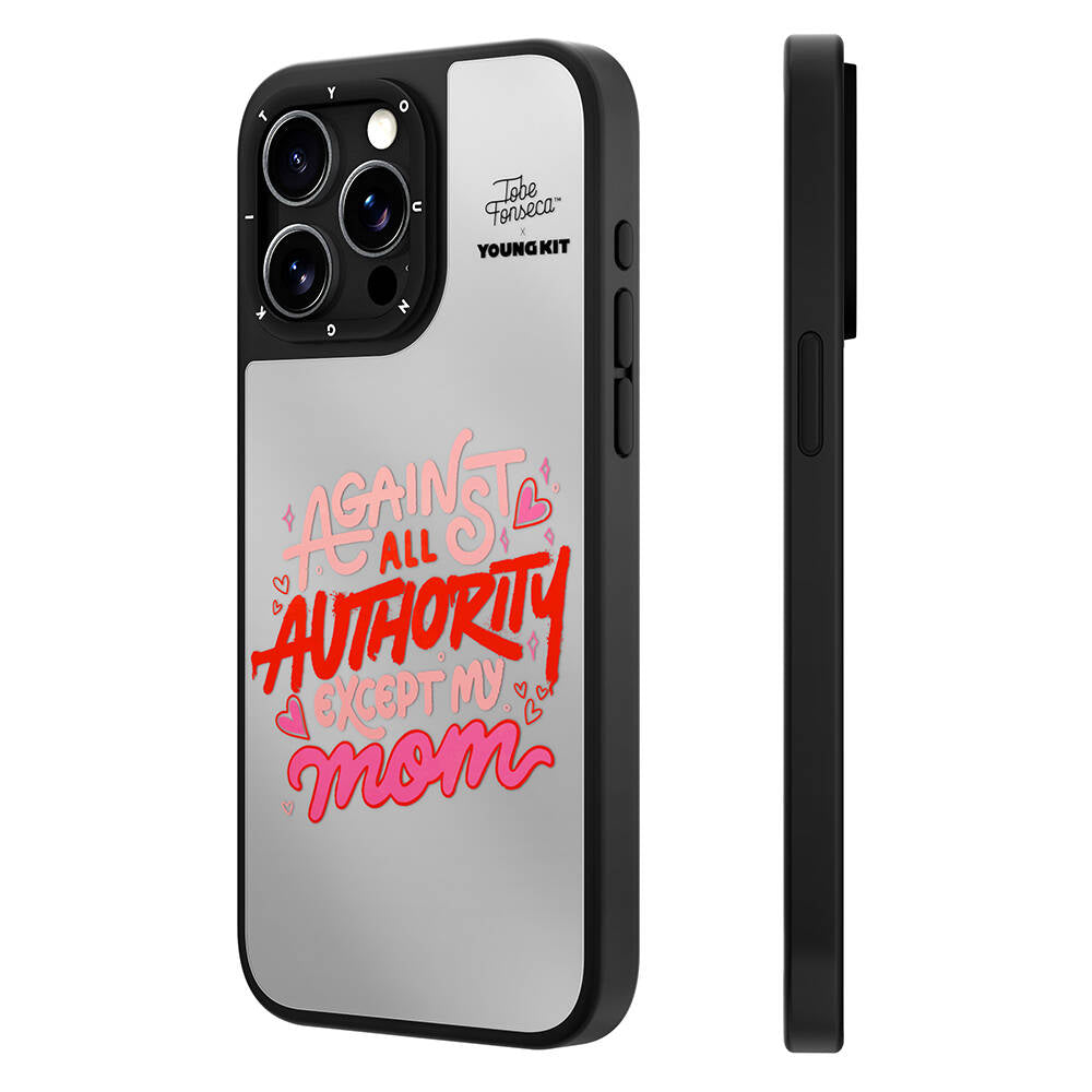 __vg|Pembe|0|6942288402012-01|Apple iPhone 15 Pro Max Kılıf Tobias Fonseca Tasarımlı Youngkit Mirror Kapak