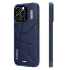__vg|Mavi|0|6942288402074-01|Apple iPhone 15 Pro Max Kılıf MagSafe Şarj Özellikli Youngkit Backboard Serisi Leather Kapak