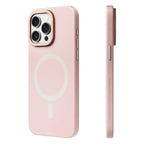 __vg|Pembe|0|6942288403736-01|Apple iPhone 15 Pro Kılıf MagSafe Şarj Özellikli Çizilmeye ve Aşınmaya Dayanıklı Youngkit Velvet Serisi Kapak