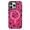__vg|Pembe|0|6942288405303-01|Apple iPhone 14 Pro Kılıf MagSafe Şarj Özellikli Polka Dot Desenli Youngkit Spots Serisi Kapak