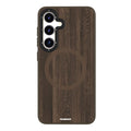__vg|Kahverengi|0|6942288406089-01|Galaxy S24 Kılıf MagSafe Şarj Özellikli Sararmaya Dayanıklı Youngkit Wood Forest Serisi Kapak