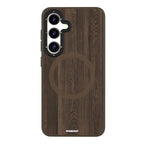 __vg|Kahverengi|0|6942288406089-01|Galaxy S24 Kılıf MagSafe Şarj Özellikli Sararmaya Dayanıklı Youngkit Wood Forest Serisi Kapak