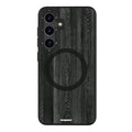 __vg|Siyah|0|6942288406102-01|Galaxy S24 Kılıf MagSafe Şarj Özellikli Sararmaya Dayanıklı Youngkit Wood Forest Serisi Kapak