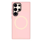 __vg|Pembe|0|6942288406195-01|Galaxy S24 Ultra Kılıf MagSafe Şarj Özellikli Çizilmeye Ve Aşınmaya Dayanıklı Youngkit Velvet Serisi Kapak