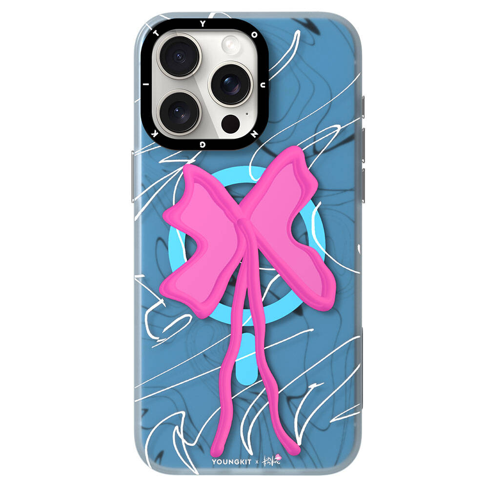 __vg|Mavi|0|6942288409653-01|Apple iPhone 14 Pro Max Kılıf MagSafe Şarj Özellikli Youngkit Anti-Trend Serisi Kapak