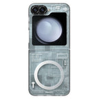 __vg|Siyah|0|6942288415678-01|Galaxy Z Flip 6 Kılıf MagSafe Şarj Özellikli Youngkit Technology Serisi Kapak