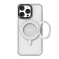 __vg|Şeffaf|0|6942288418143-01|Apple iPhone 15 Pro Max Kılıf MagSafe Şarj Özellikli Parmak Ring Standlı Youngkit Pivot Serisi Kapak