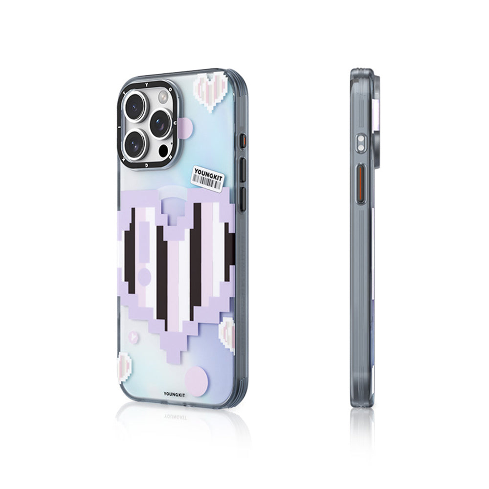 __vg|Mor|0|6942288419560-01|Apple iPhone 15 Pro Max Kılıf MagSafe Şarj Özellikli Youngkit Love Serisi Kapak