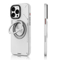 __vg|Gri|0|6942288420566-01|Apple iPhone 16 Pro Max Kılıf MagSafe Şarj Özellikli 360° Standlı Basit Mat Deri Desenli Youngkit Tech Leather Serisi Kapak