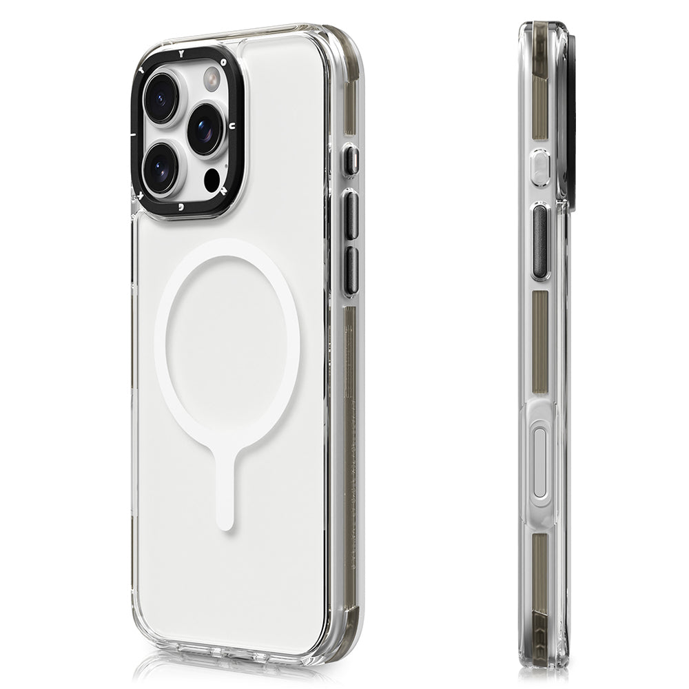 __vg|Gri|0|6942288420764-01|Apple iPhone 16 Pro Kılıf MagSafe Şarj Özellikli YoungKit Crystal Color Serisi Kapak