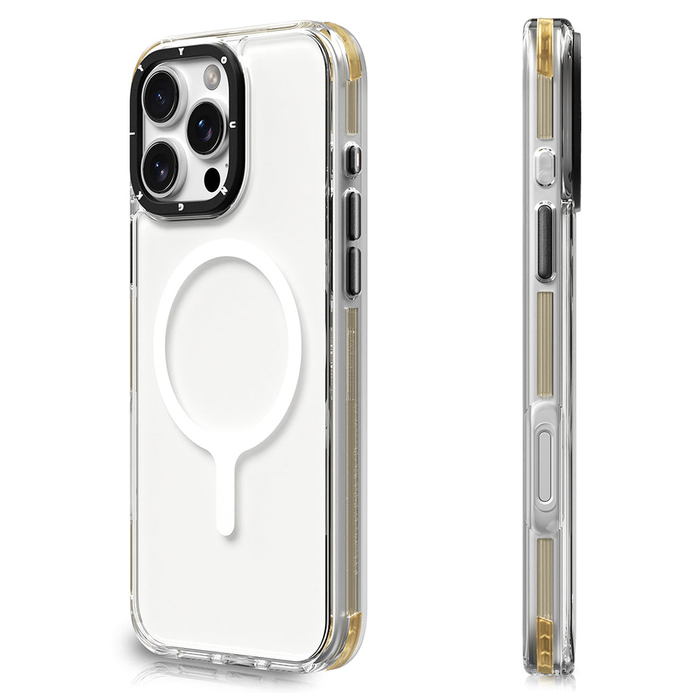 __vg|Sarı|0|6942288420788-01|Apple iPhone 16 Pro Kılıf MagSafe Şarj Özellikli YoungKit Crystal Color Serisi Kapak