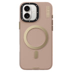 __vg|Gold|0|6942288421303-01|Apple iPhone 16 Kılıf MagSafe Şarj Özellikli Youngkit Hidden Sand Serisi Kapak