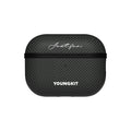 __vg|Siyah|0|6942288423666-01|Apple Airpods Pro 2 Kılıf MagSafe Şarj Özellikli Aramid Fiber Youngkit 1500D Extreme Wing Serisi Kapak