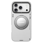 __vg|Gri|0|6942288442759-01|Apple iPhone 17 Pro Max Kılıf MagSafe Şarj Özellikli 360 Derece Standlı Basit Mat Deri Desenli Youngkit Tech Leather Serisi Kapak