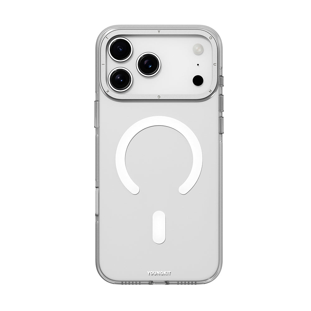 __vg|Şeffaf|0|6942288443015-01|Apple iPhone 17 Pro Max Kılıf MagSafe Şarj Özellikli Şeffaf Youngkit Crystal Shield Serisi Kapak
