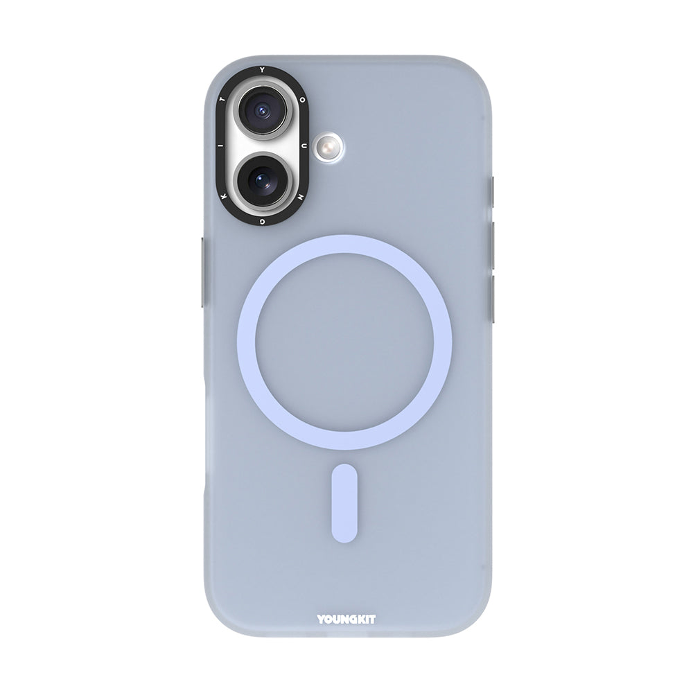 __vg|Mavi|0|6942288443831-01|Apple iPhone 17 Kılıf MagSafe Şarj Özellikli Youngkit Hidden Sand Serisi Kapak