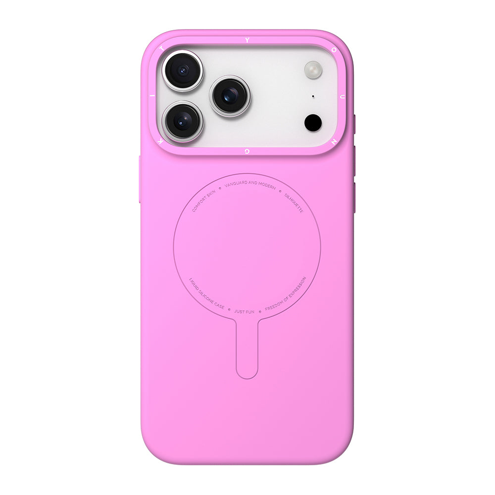 __vg|Pembe|0|6942288446467-01|Apple iPhone 17 Pro Max Kılıf MagSafe Şarj Özellikli Youngkit Morandi Serisi Kapak