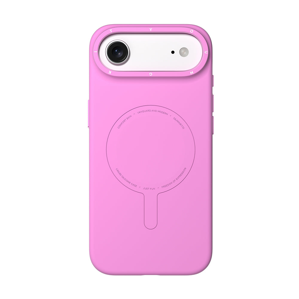 __vg|Pembe|0|6942288446474-01|Apple iPhone 17 Air Kılıf MagSafe Şarj Özellikli Youngkit Morandi Serisi Kapak