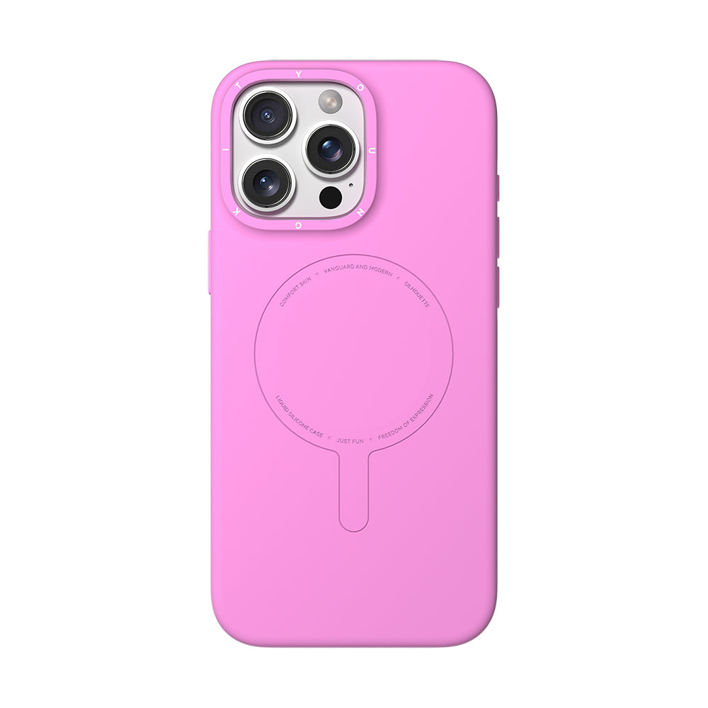 __vg|Pembe|0|6942288446481-01|Apple iPhone 16 Pro Kılıf MagSafe Şarj Özellikli Youngkit Morandi Serisi Kapak