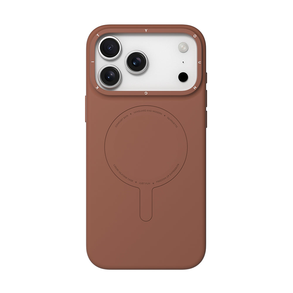 __vg|Kahverengi|0|6942288446504-01|Apple iPhone 17 Pro Kılıf MagSafe Şarj Özellikli Youngkit Morandi Serisi Kapak