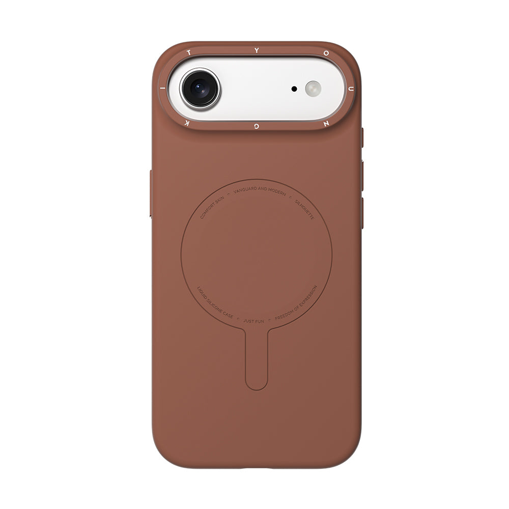 __vg|Kahverengi|0|6942288446528-01|Apple iPhone 17 Air Kılıf MagSafe Şarj Özellikli Youngkit Morandi Serisi Kapak
