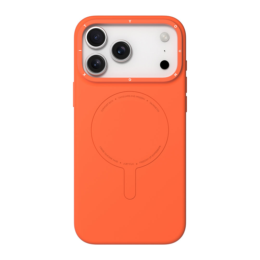 __vg|Turuncu|0|6942288446566-01|Apple iPhone 17 Pro Max Kılıf MagSafe Şarj Özellikli Youngkit Morandi Serisi Kapak