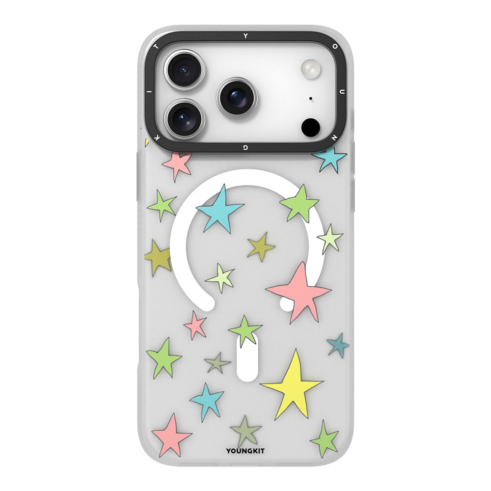 __vg|Gri|0|6942288450587-01|Apple iPhone 17 Pro Max Kılıf MagSafe Şarj Özellikli Airbagli Çift Katmanlı Youngkit Sweathart Serisi Kapak