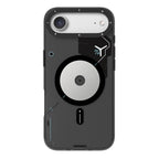 __vg|Siyah|0|6942288458422-01|Apple iPhone 17 Air Kılıf MagSafe Şarj Özellikli Disk Desenli Youngkit Disc Battle Kapak