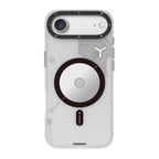 __vg|Gri|0|6942288458446-01|Apple iPhone 17 Air Kılıf MagSafe Şarj Özellikli Disk Desenli Youngkit Disc Battle Kapak
