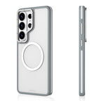 __vg|Gri|1|6942288464492-02|Galaxy S26 Ultra Kılıf MagSafe Şarj Özellikli Youngkit Rock Sand Serisi Kapak