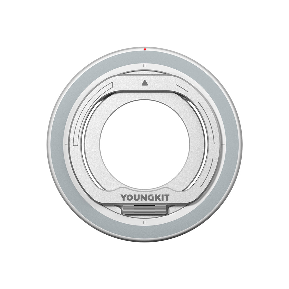 __vg|Gümüş|0|6942288471438-01|Youngkit Magnetik 360 Derece Dönebilen Dual Fold Rotating Serisi Parmak Ring Stand