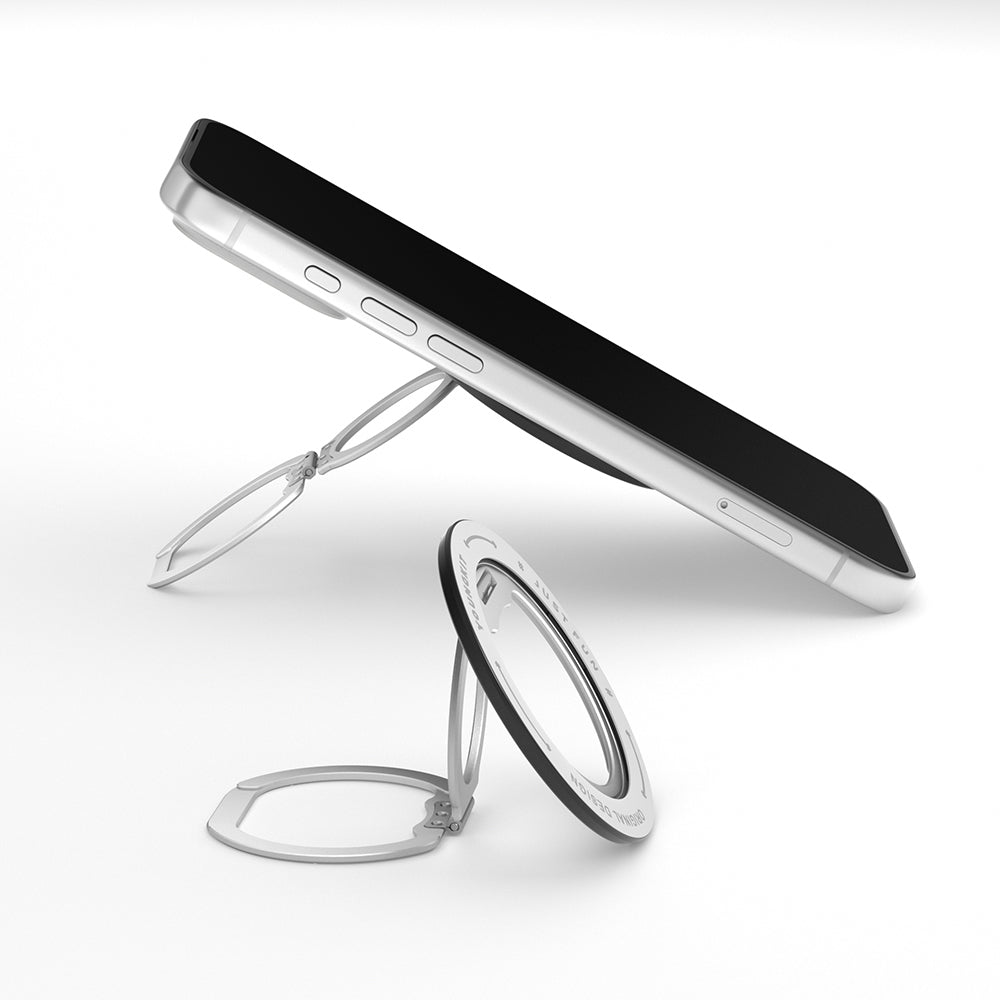 __vg|Siyah|4|6942288471452-05|Youngkit Magnetik 360 Derece Dönebilen Dual Fold Rotating Serisi Parmak Ring Stand