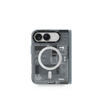 Apple iPhone Duo Kılıf MagSafe Şarj Özellikli Kamera Denetim Butonlu Youngkit Technology Serisi Kapak - Gri